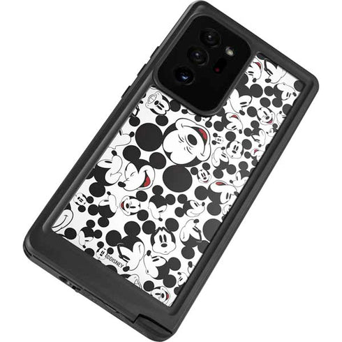 Disney Mickey Mouse Face Pattern Galaxy Note20 Ultra 5G Waterproof Case